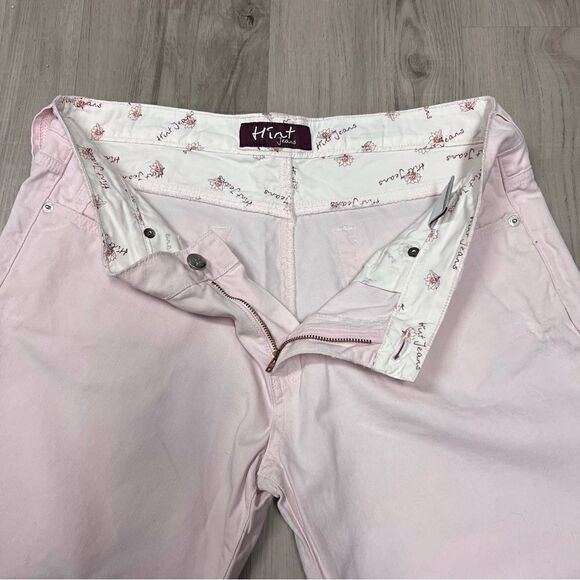 Vintage y2k Hint capri corduroy jeans in light pink. NWOT sz 13 low rise - Picture 7 of 13